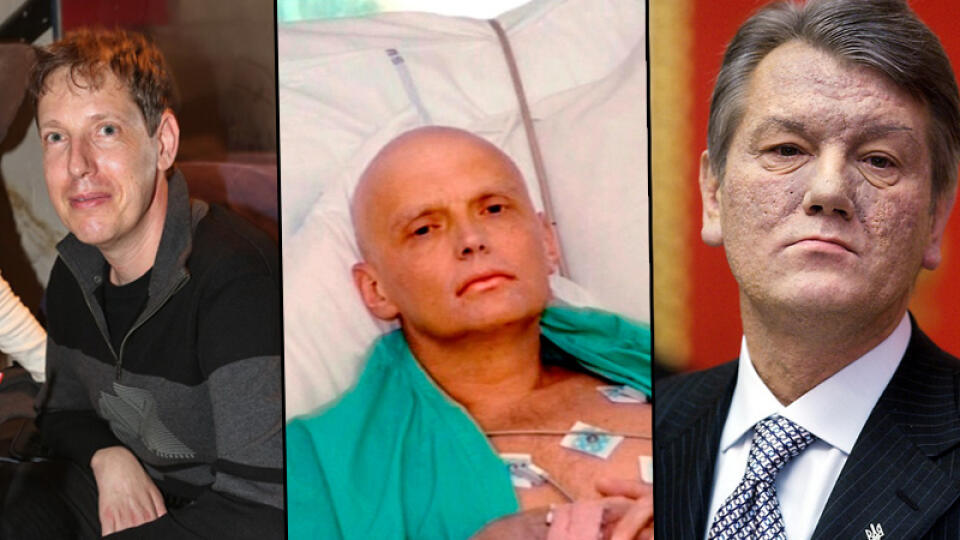 Stanislav Gross, Alexander Litvinenko a Viktor Juščenko.