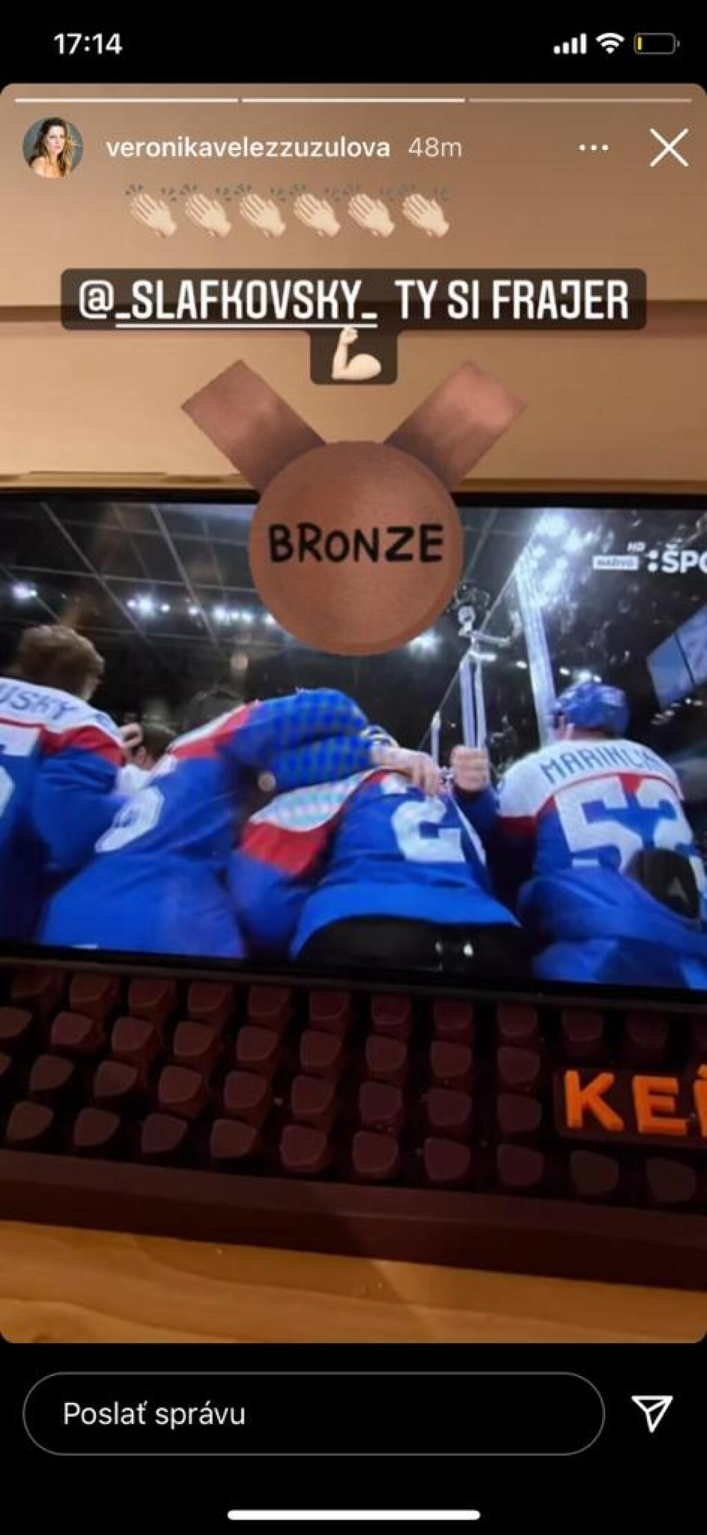 Slovenskí športovci a osobnosti gratulovali našim famóznym hokejistom cez sociálne siete.