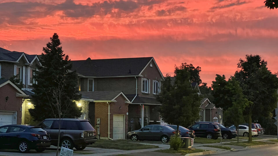 Sunset In Toronto