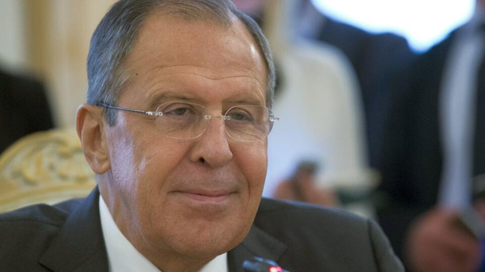 Russian Foreign Minister Sergey Lavrov smiles as he speaks to Jordanian Foreign Minister Nasser Judeh during their talks in Moscow, Russia, Thursday, June 9, 2016. Lavrov says opposition groups in Syria failing to respect a truce brokered by Moscow and Washington must be targeted. (AP Photo/Alexander Zemlianichenko)