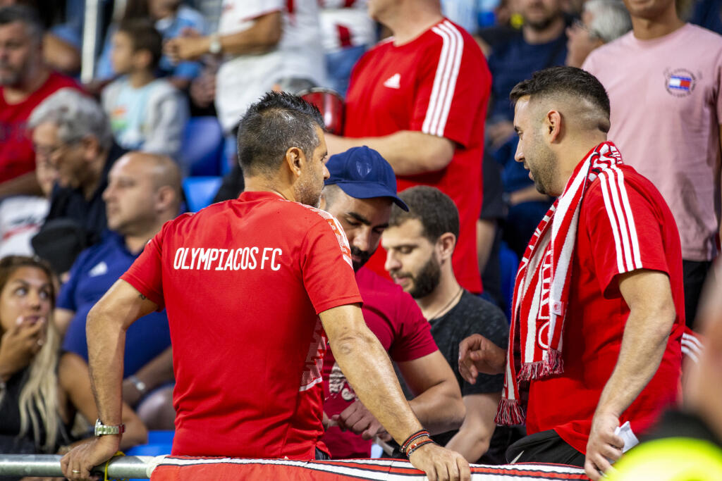 Na Tehelnom poli sa stretol v 3. kole kvalifikácie európskej ligy ŠK Slovan Bratislava a Olympiacos FC.