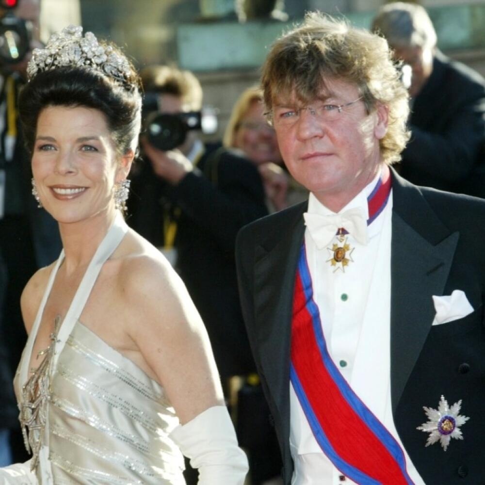Monacká princezná Caroline s manželom, hanoverským princom.