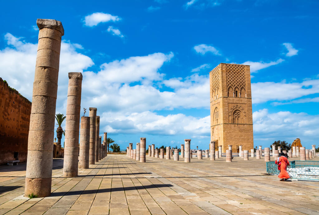 Amazing,View,Of,The,Square,With,Hassan,Tower,At,Mausoleum