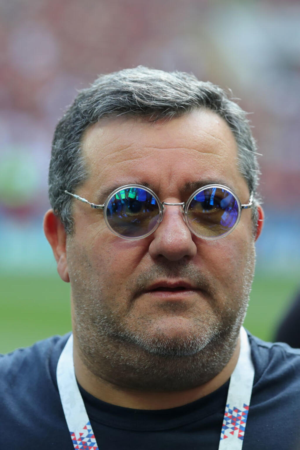 MOSCOW, RUSSIA - JUNE 17: Carmine Raiola looks on prior to the 2018 FIFA World Cup Russia group F match between Germany and Mexico at Luzhniki Stadium on June 17, 2018 in Moscow, Russia. (Photo by Alexander Hassenstein/Getty Images)