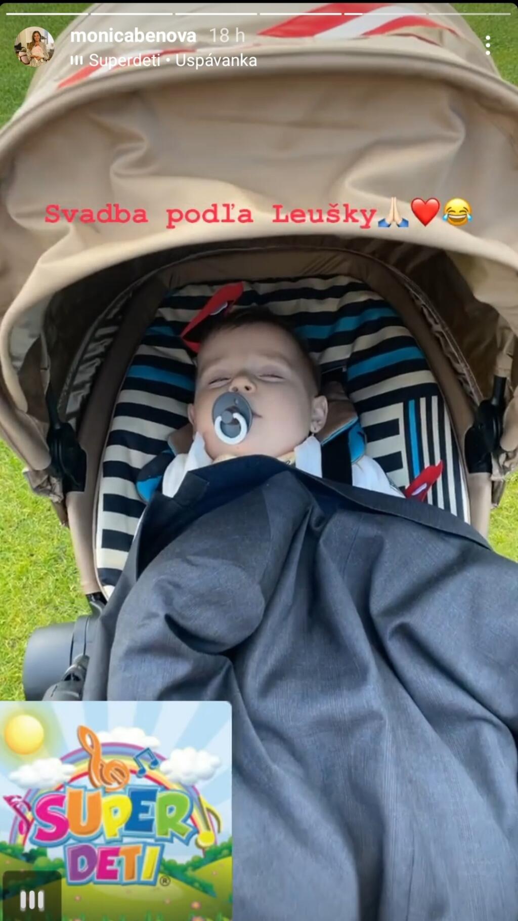 Leuška si zdriemla.