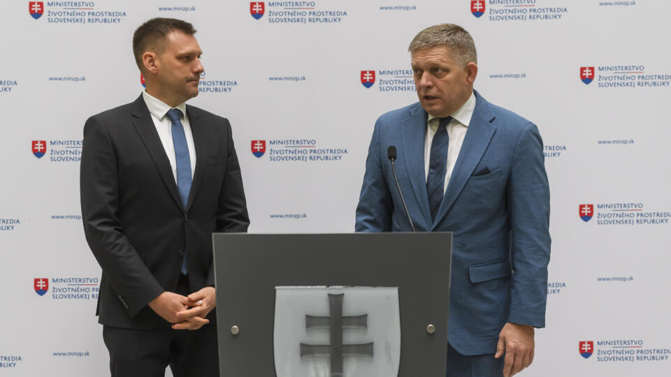 Tomáš Taraba a Robert Fico