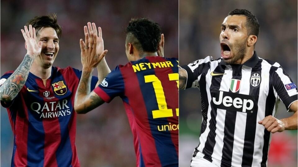 Kto rozhodne finále? Barcelonské hviezdy alebo bude hrdinom Juventusu Carlos Tévez?