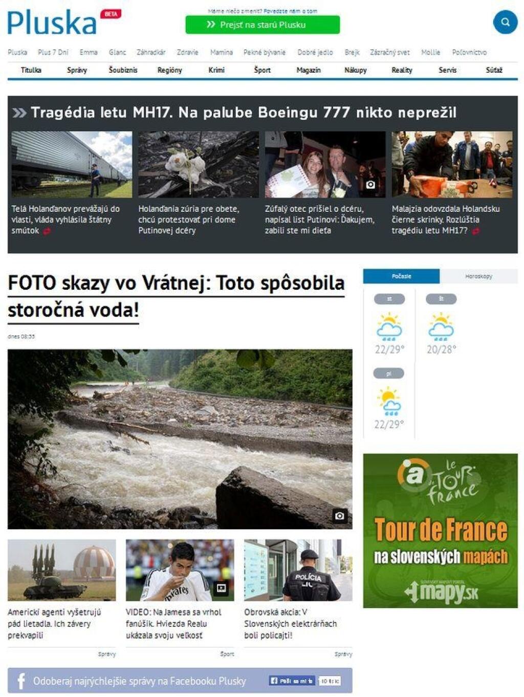 Pluska.sk redizajnuje web, mení aj logo