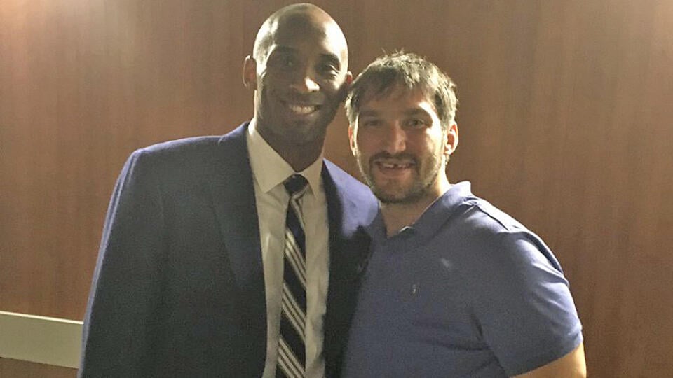 Kobe Bryant a Alexander Ovečkin.