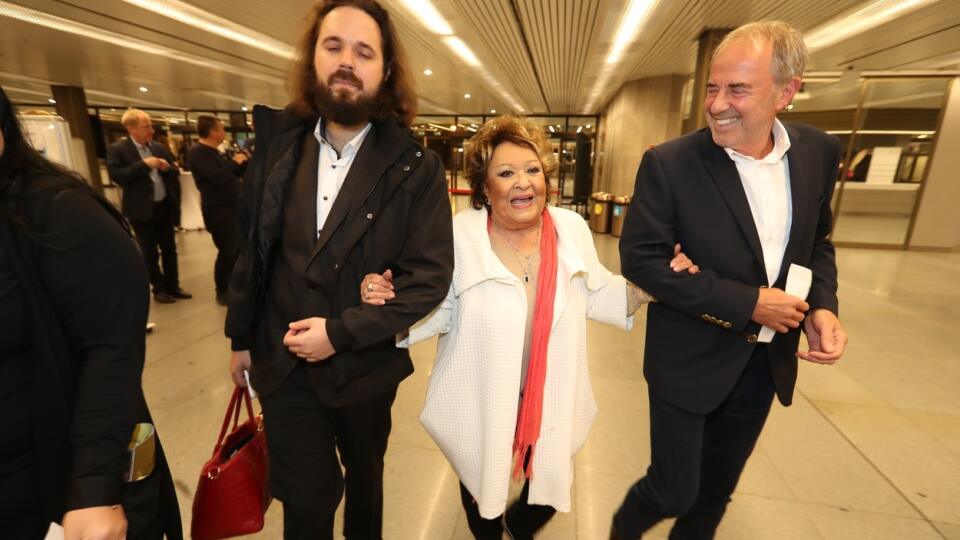 Jiřina Bohdalová, vnuk Marek Ciccotti, Lubomír Focko