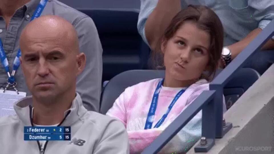 Federerova dcéra na tribúne vás dostane: Najskôr nuda, potom výbuch emócií
