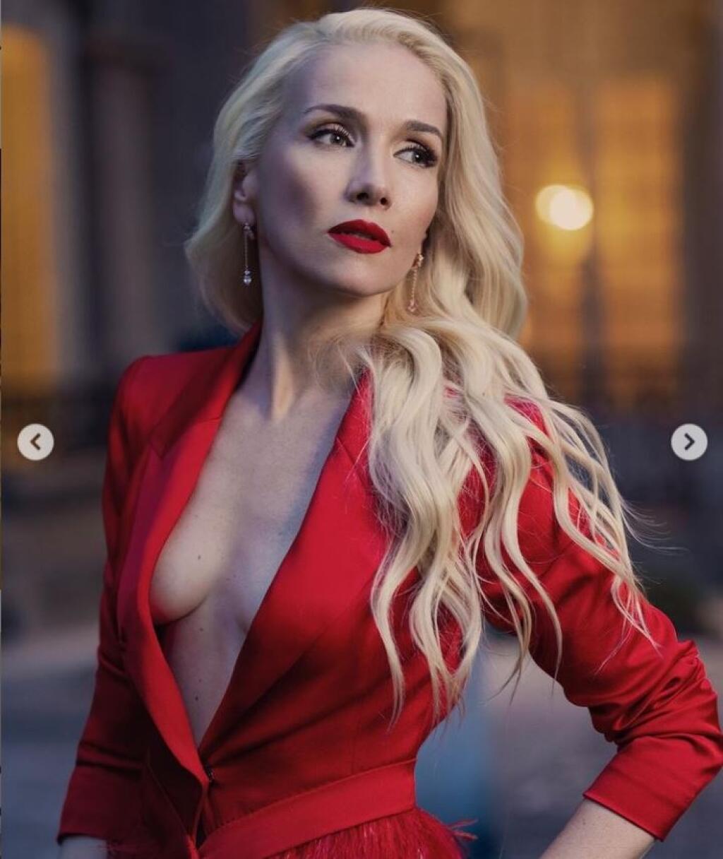 Natalia Oreiro z telenovely Divoký anjel je ako práva blondína.