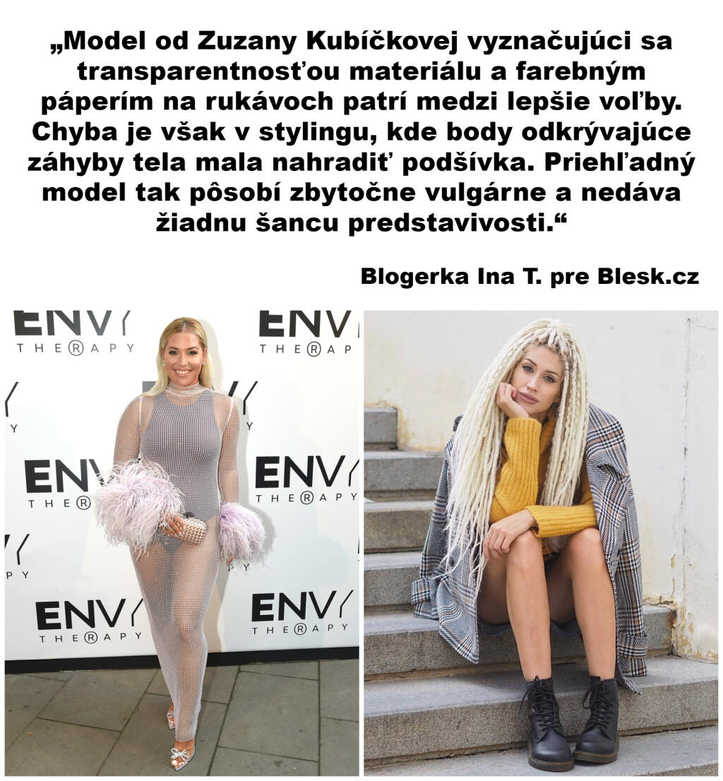 Teraz Cibulková schytala kritiku aj spoza slovenských hraníc. Česká blogerka Ina T. skritizovala jej outfit a zaradila ho do svojej rubriky