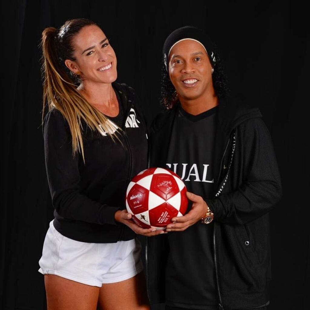 Natalia sa v nedávnej minulosti viackrát stretla s hviezdnym Ronaldinhom aj osobne.