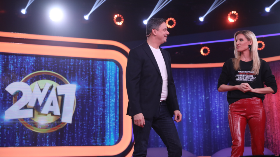 Dano Dangl a Adela Vinczeová v šou 2 na 1.