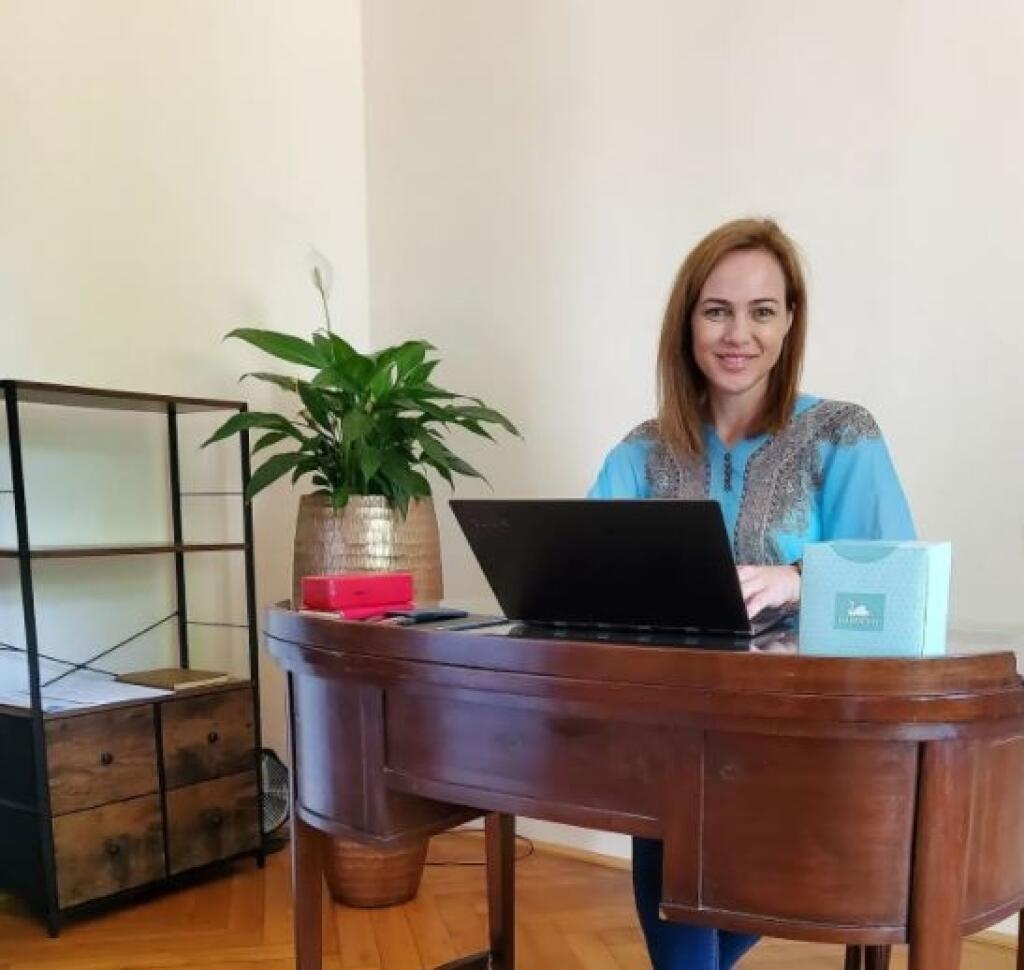 Pracovňa Adriany Polákovej.