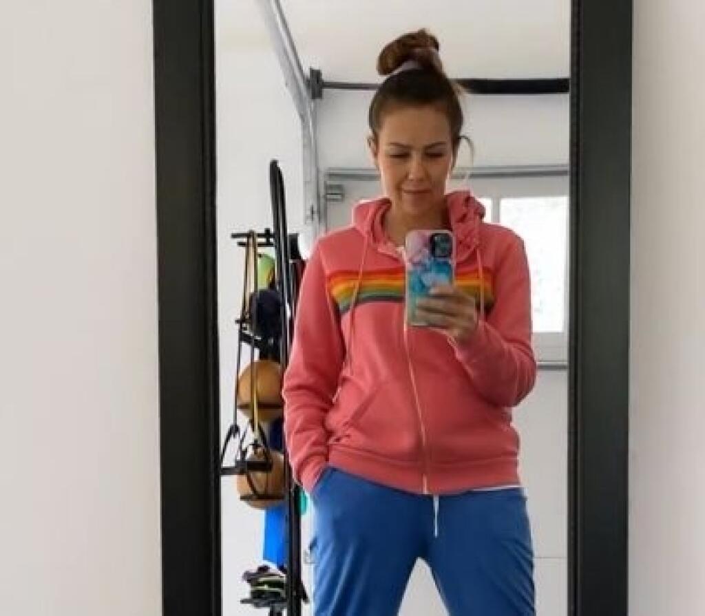 Thalía sa predviedla počas cvičenia v teplákoch a bez mejkapu.