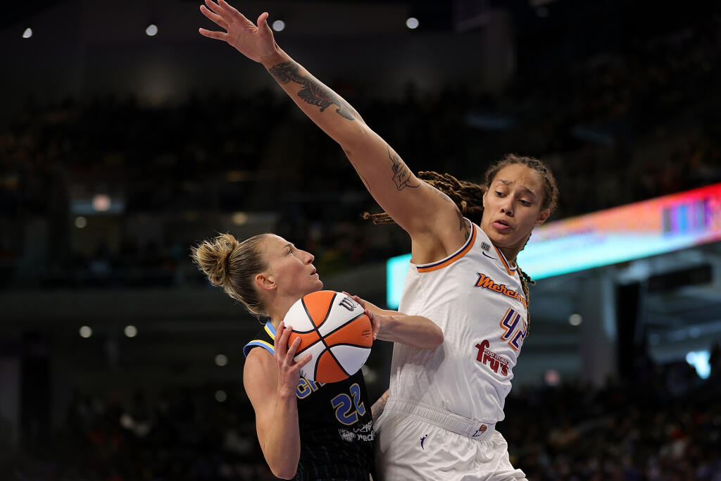 Brittney Grinerová v akcii. Od roku 2014 hrá americká basketbalistka v Rusku. Tak skoro sa však zrejme na palubovky nedostane.