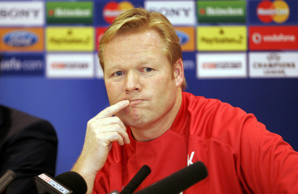 Ronald Koeman ako tréner holandského Eindhovenu