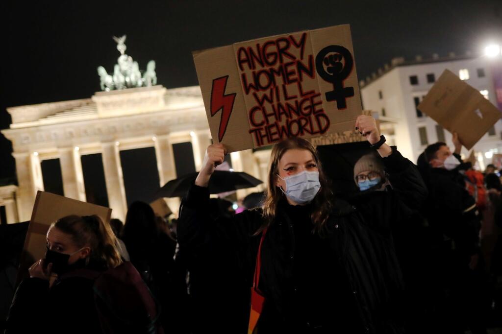 Germany Poland Protest
