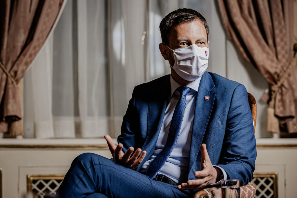 Na snímke Ing. Eduard Heger, slovenský politik a súčasný Predseda vlády Slovenskej republiky.