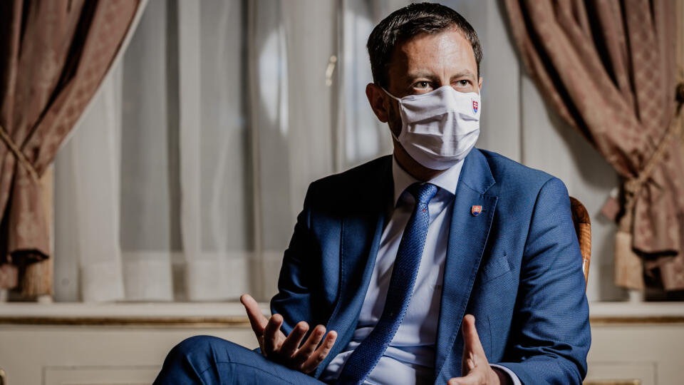 Na snímke Ing. Eduard Heger, slovenský politik a súčasný Predseda vlády Slovenskej republiky.