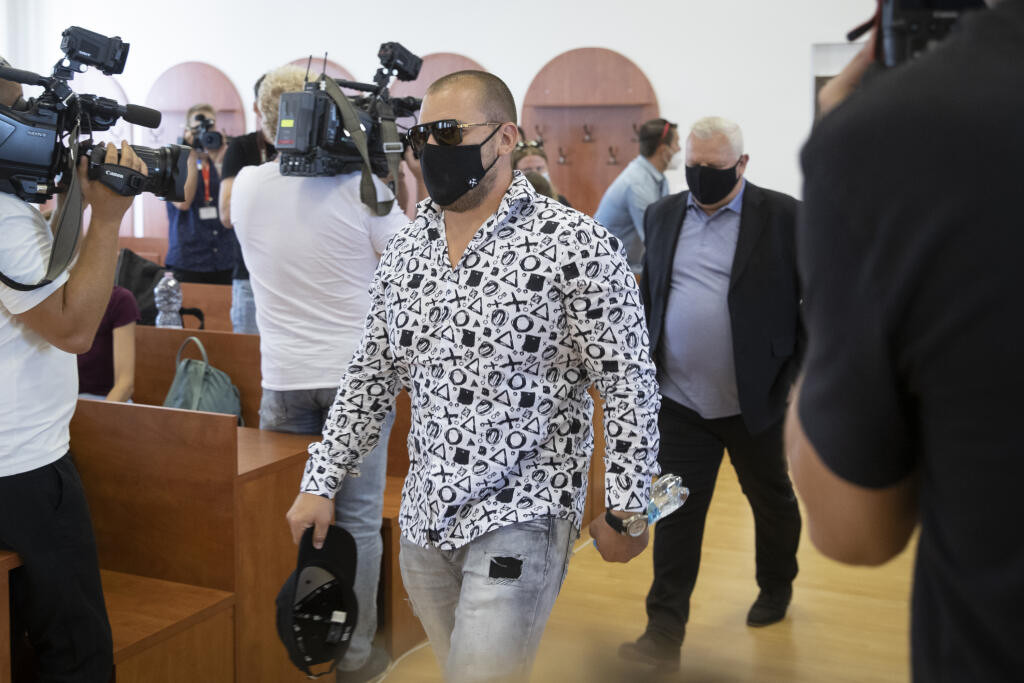 Súdne pojednávanie s bývalým šéfom úradu Špeciálnej prokuratúry Dušanom Kováčikom na  Špecializovanom trestnom súde v Pezinku, ktorý e obvinený zo zločinu zneužitia právomoci verejného činiteľa, obzvlášť závažného zločinu prijímania úplatku, zločinu založenia, zosnovania a podporovania zločineckej skupiny a z prečinu ohrozenia dôvernej a vyhradenej skutočnosti. Na snímke je svedok Matej Zeman.