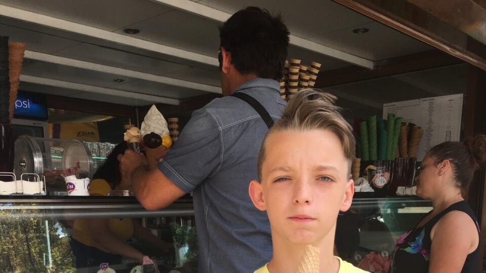 Takéhoto panáka zo zmrzliny vyrobil pre Miška (13) zmrzlinár Feti.