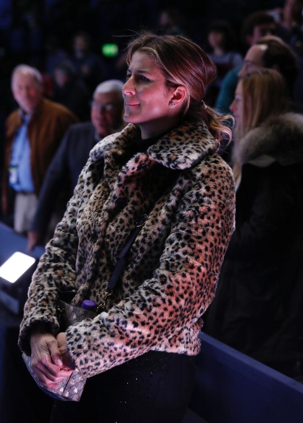 Na semifinále Turnaja majstrov sa Mirka Federerová zmenila na tigra.