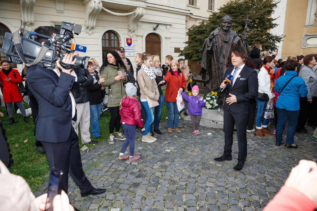 Svadba Zlatice Puskarovej a Patrika Svajdu v Trnave
