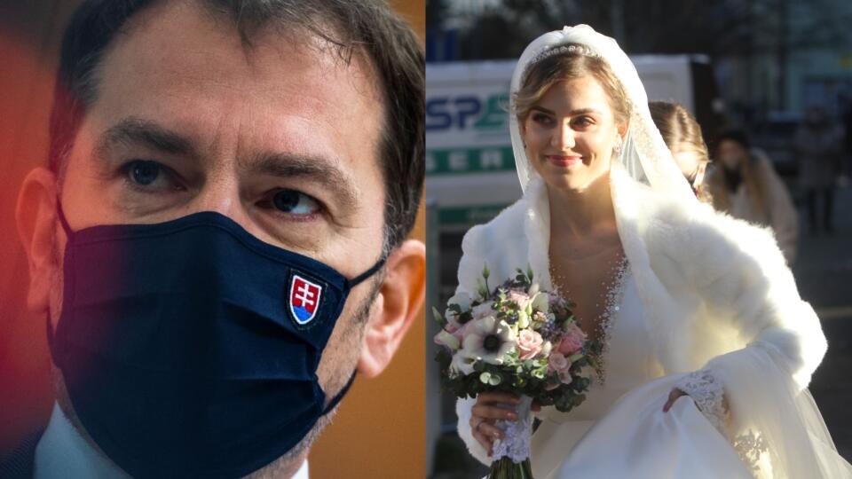 Igor Matovič a Dominika Stará.