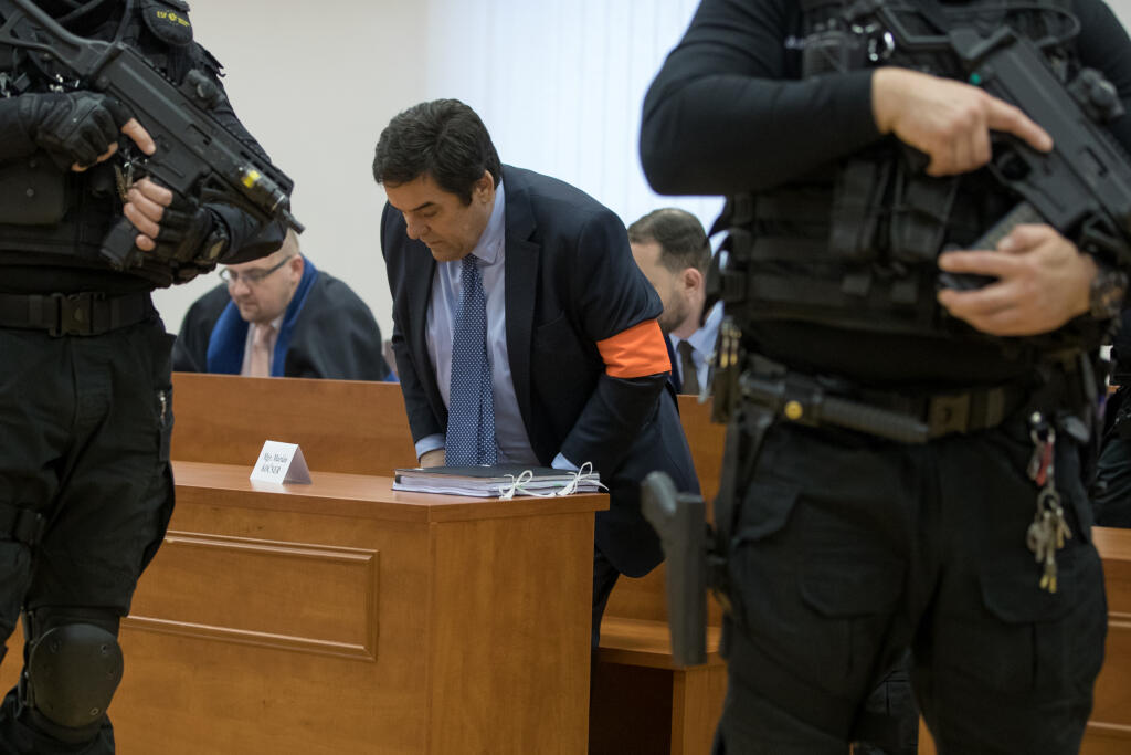 Druhé pojednávanie na Špecializovanom trestnom súde v Pezinku vo veci vraždy investigatívneho novinára Jána Kuciaka a jeho snúbenice Martiny Kušnírovej. Na snímke je Marian Kočner.