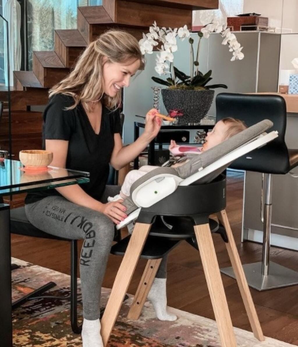 Ivana Gáborík s malou Bellou.
