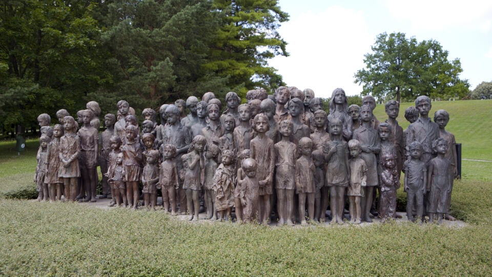 Lidice, CR, pametnik 