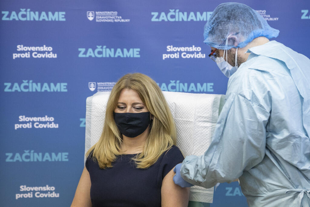Prezidentka Zuzana Čaputová sa dala zaočkovať.