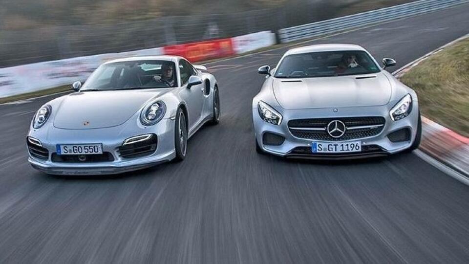 ikona Mercedes-AMG GT S verzus Porsche 911 Turbo