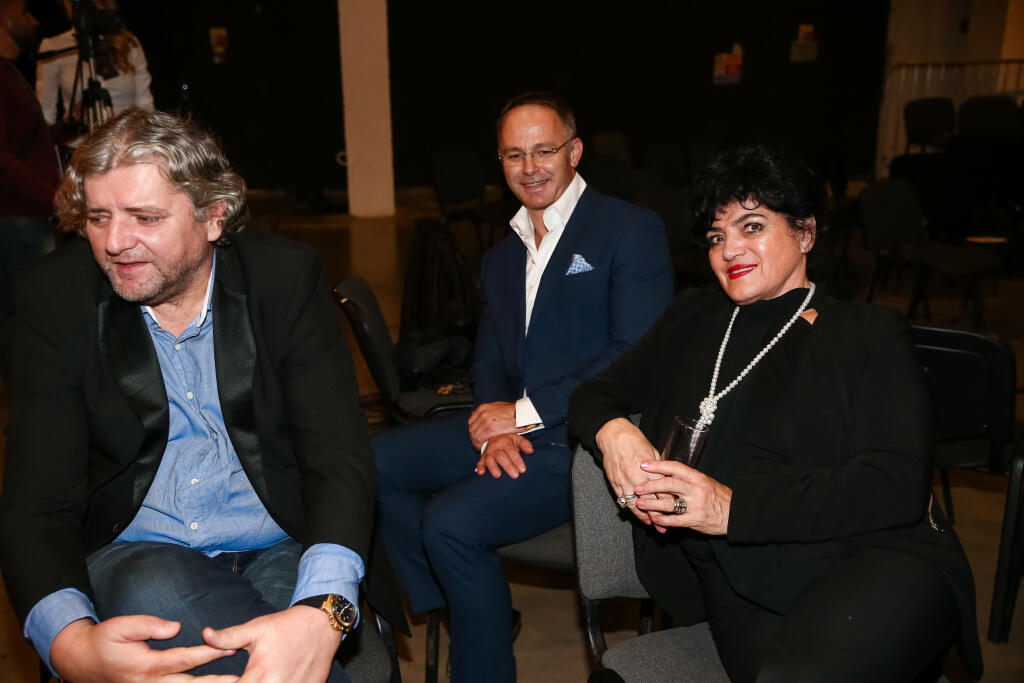 V priestoroch Rafinery Gallery sa uskutočnila ďaľšia zo série módnych prehliadok pod značkou Bratislavské módne dni. Na snímke Daniel Volopich, Ester Verešová