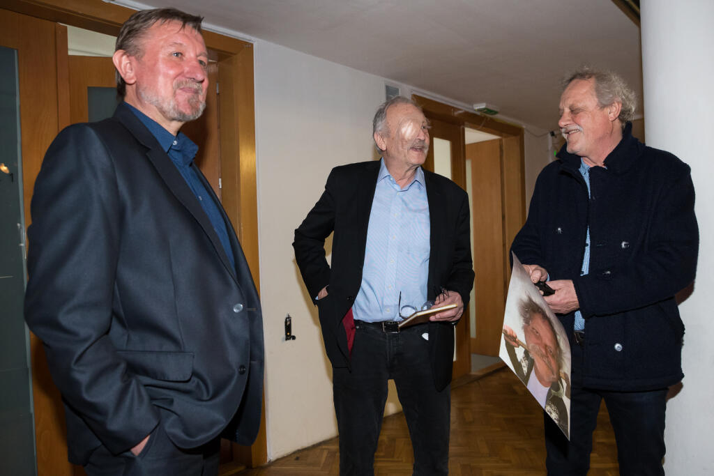 So svojím najlepším hereckým kolegom, s ktorým Kovár zdieľal aj spoločnú šatňu v divadle, s Mariánom Geišbergom.