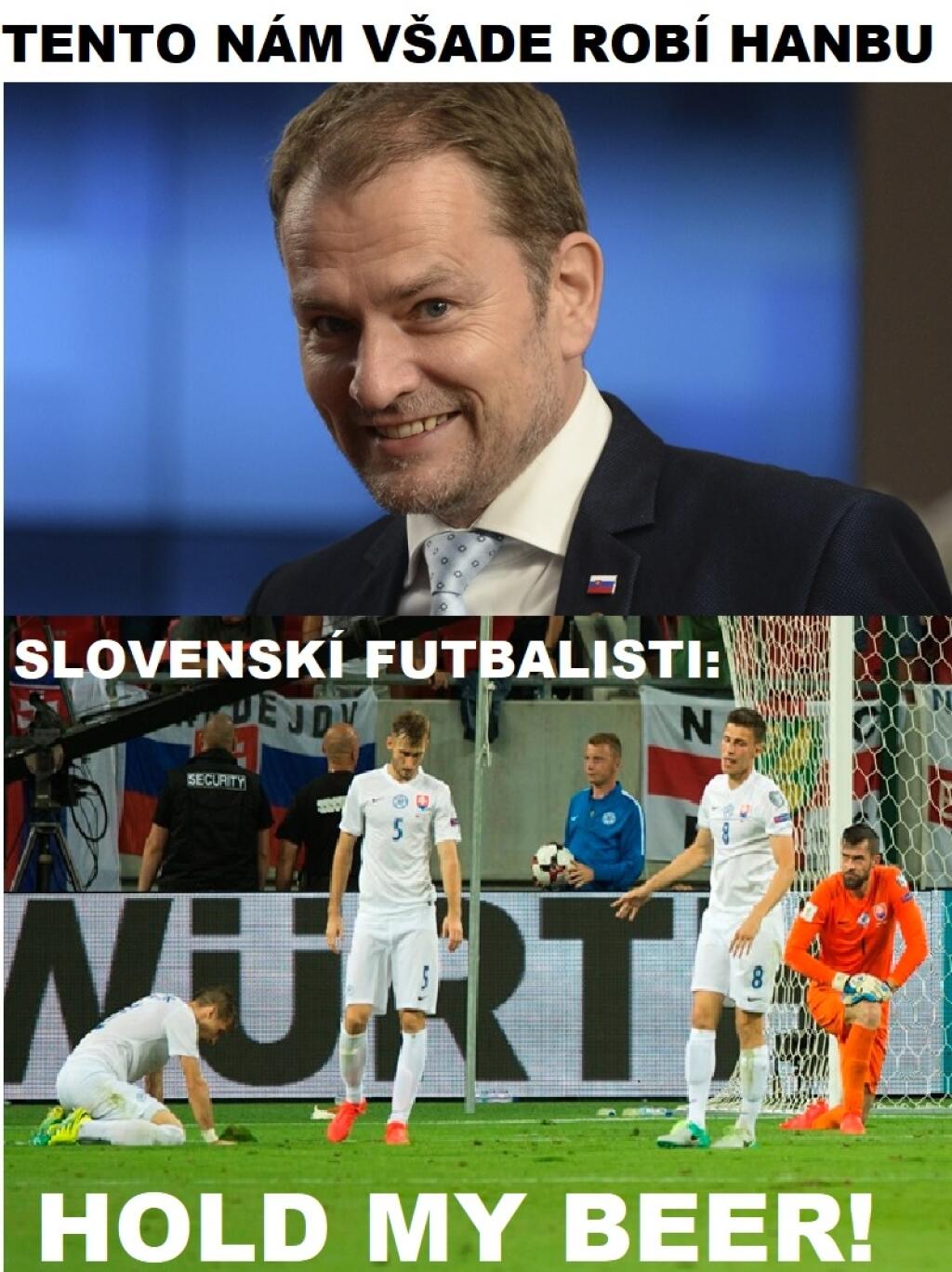 Po zápase s Maltou zaplnili internet vtipy na slovenských futbalistov.