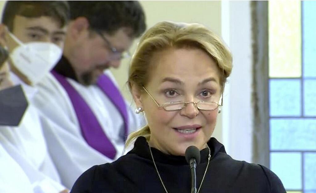 VESELÝ SMÚTOČNÝ PREJAV Dagmar Havlová na moment rozosmiala hostí.