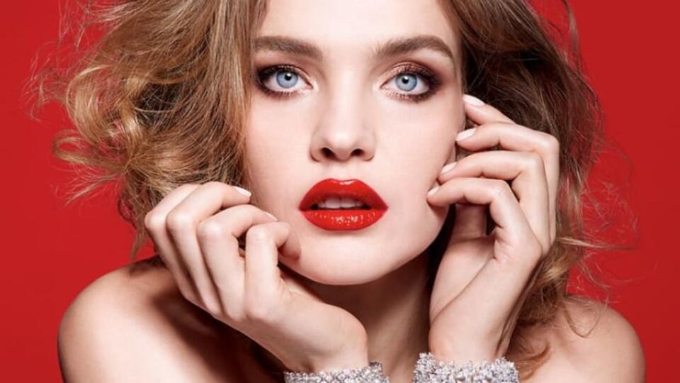 Natalia Vodianova v novej kampani Rouge G by Guerlani