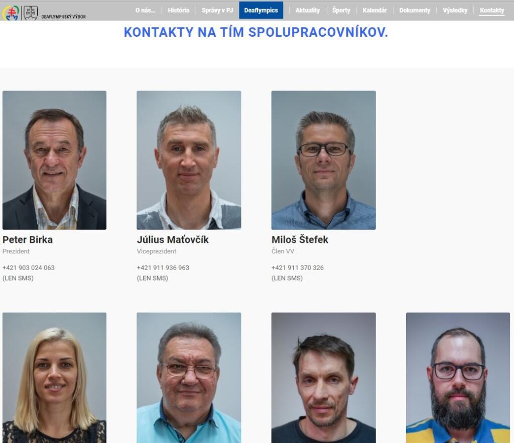 Deaflympijský výbor zareagoval vymazaním Dědečka zo svojej stránky. Funkcionár pôsobil ako generálny sekretár výboru.