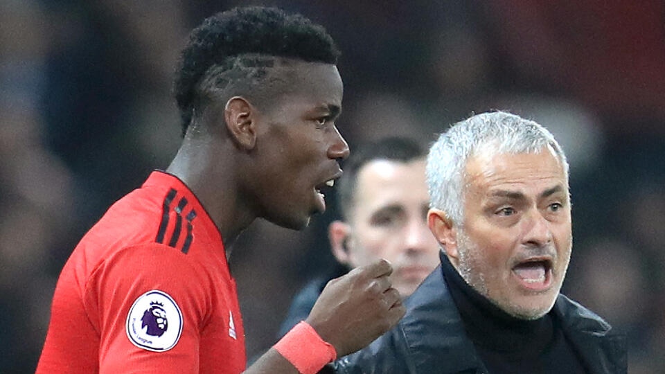 Paul Pogba sa stretol s Josem Mourinhom v Manchestri United.