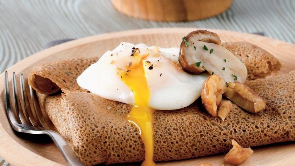 Pohánkové palacinky s dubákmi
