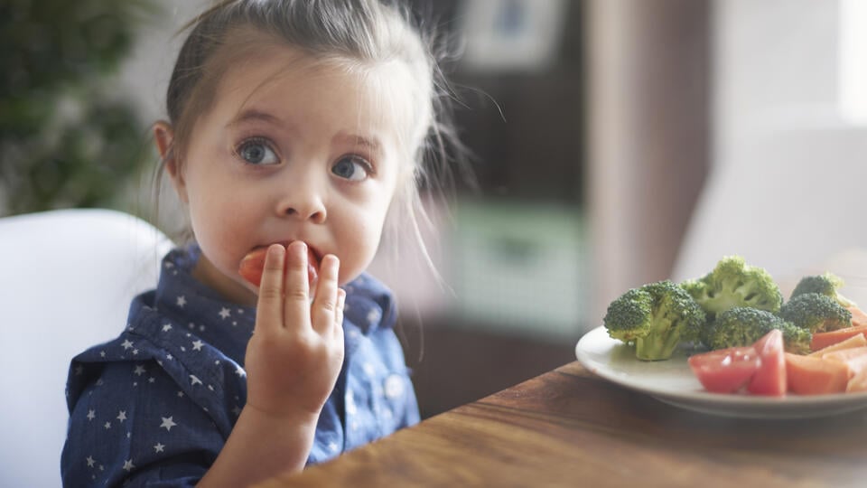 Detskú imunitu je dôležité budovať na výživnej strave plnej vitamínov.