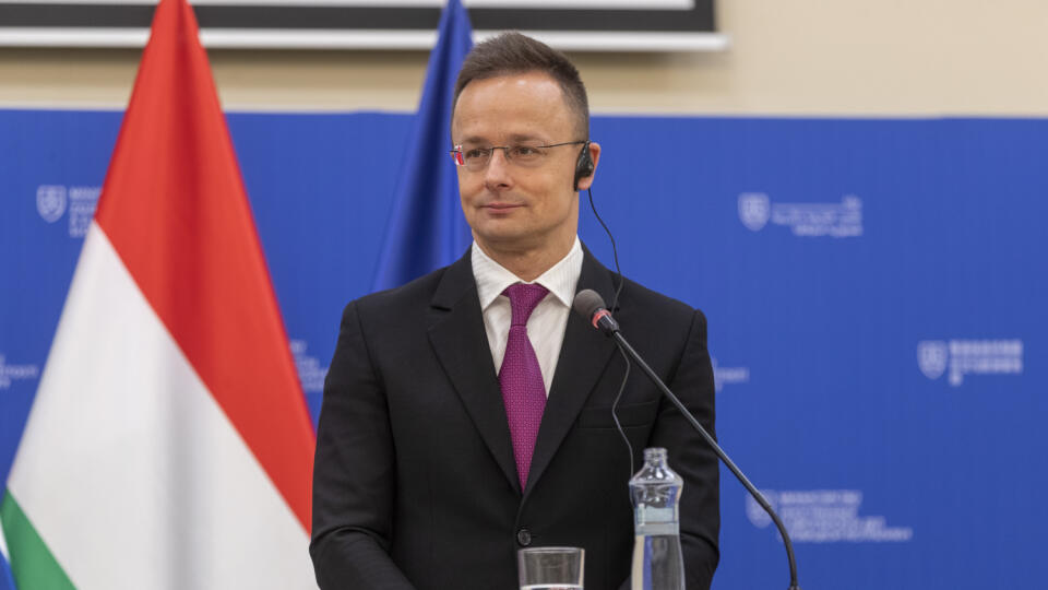 Péter Szijjártó minister záhraničních vecí Maďarska.