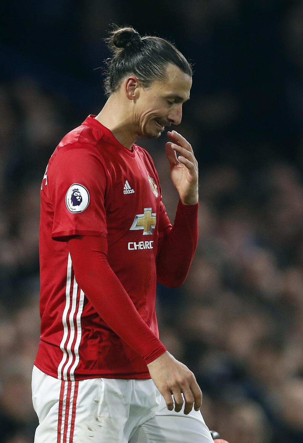 V Manchesteri United nosil Zlatan stále svoj charakteristický copík.