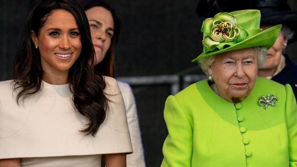 Meghan Markle, kráľovná Alžbeta II.