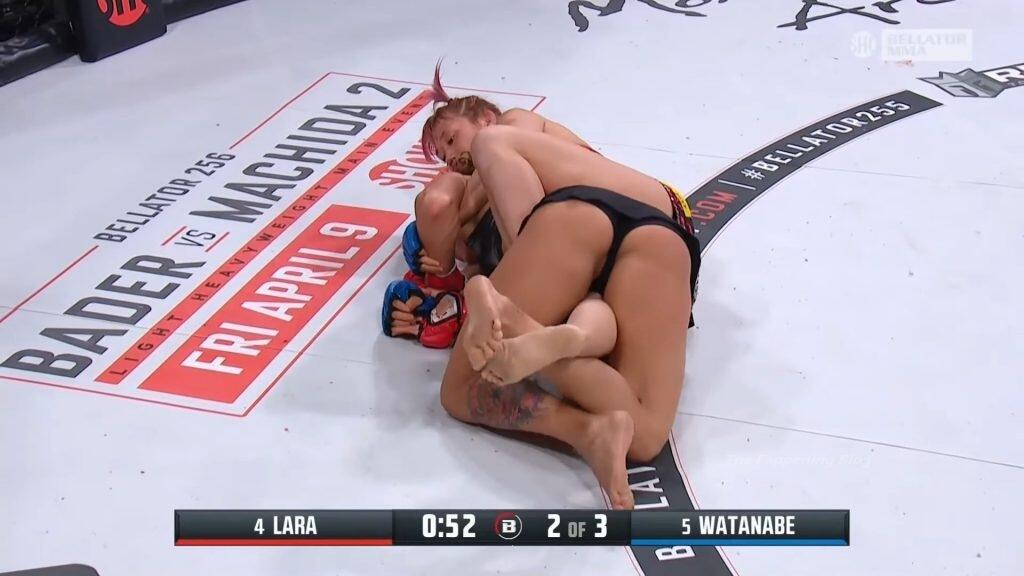 Alejandra Lara ukázala v boji viac, ako by chcela. Hlavne v oblasti rozkroku.