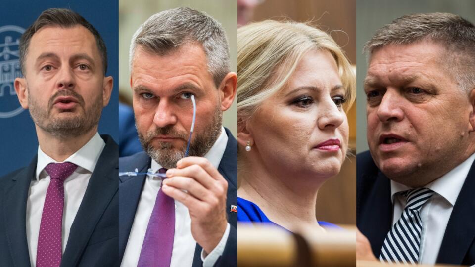 Heger, Pellegrini, Čaputová, Fico